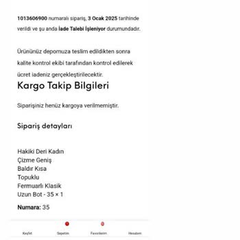 Cz London'un İlgisizliği Ve İade Sürecindeki Aksaklık