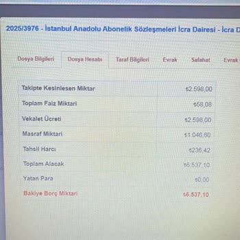 Kullanılmayan İnternet İçin İcra Şoku