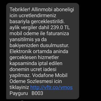 Vodafone Mobil Ödeme Hataları Ve Haksız Faturalandırma