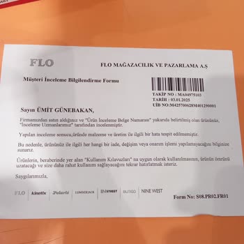 Kısa Sürede Yıpranan Spor Ayakkabı Ve Yetersiz Müşteri Hizmeti