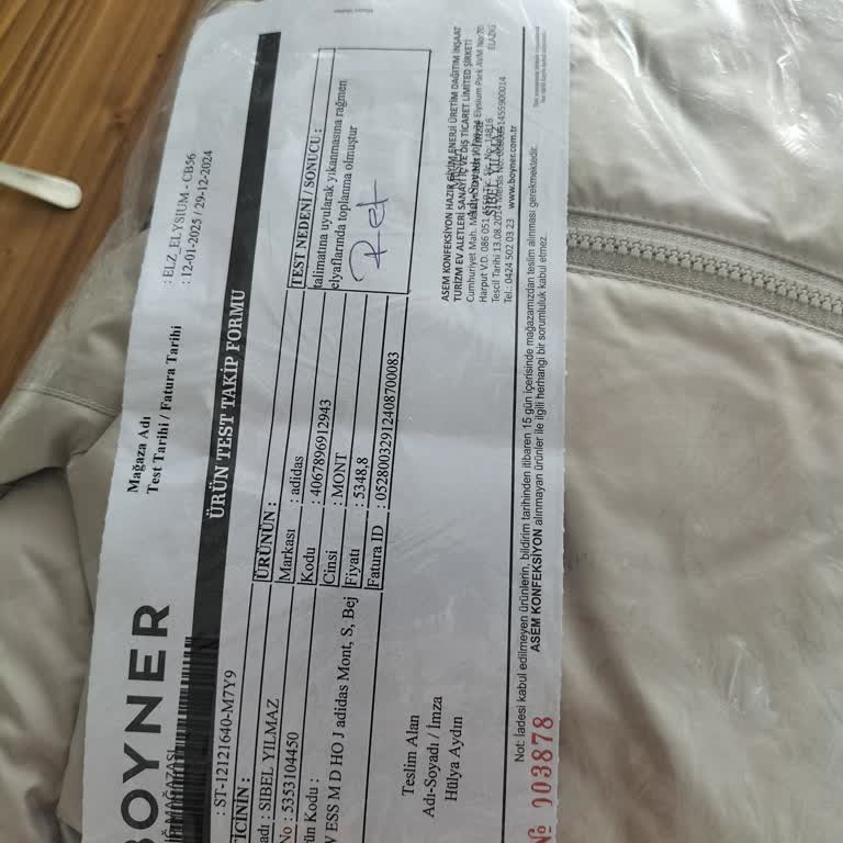 Adidas Montta Yıkama Sonrası Tüy Toplanma Sorunu
