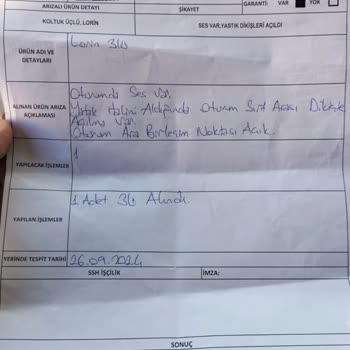 Mobilya Takımında Bitmeyen Sorunlar Ve Mağduriyet