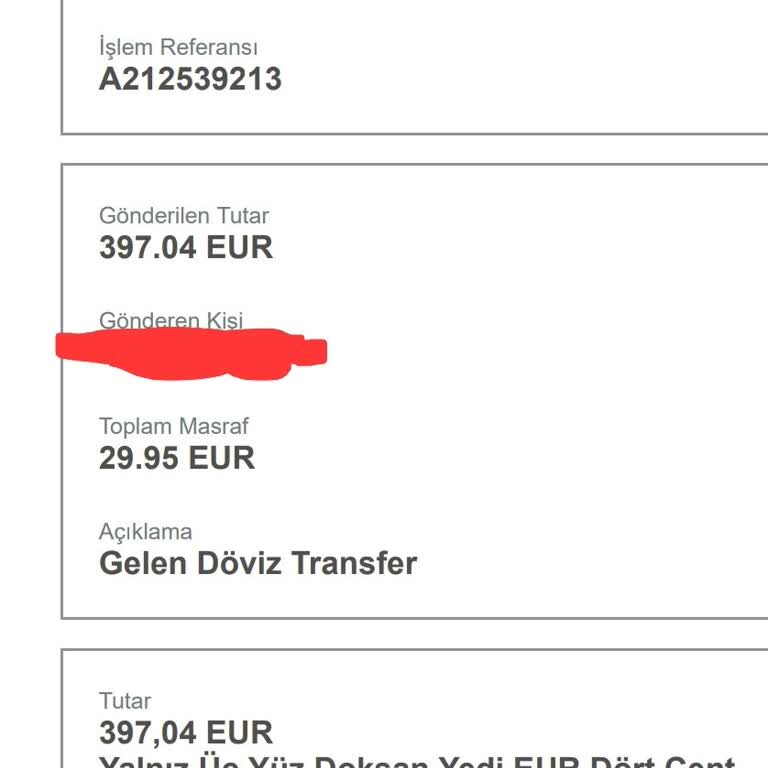 Kuveyt Türk'ten Haksız Kesinti: €30 Euro İadesi Talebi