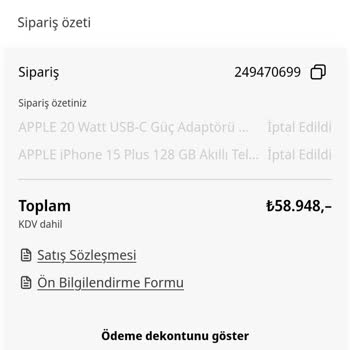 İndirimli Telefon Siparişi İptali Ve Puan Kaybı Sorunu