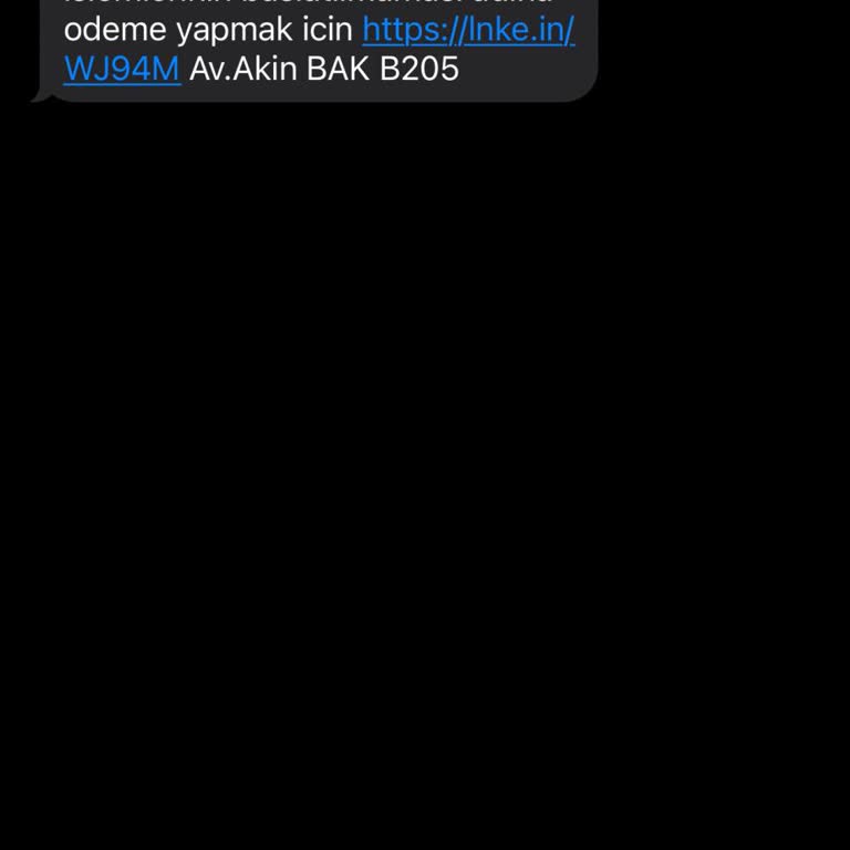 Sahte HGS Borcu Mesajıyla Gelen Yanıltıcı Bildirim