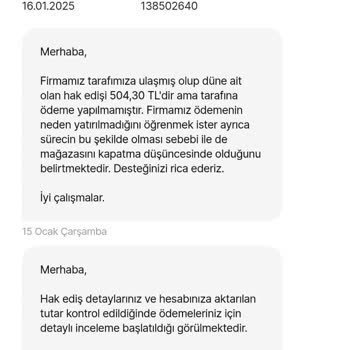 Satıcı Ödemelerinde Sürekli Kesintiler Ve Gecikmeler