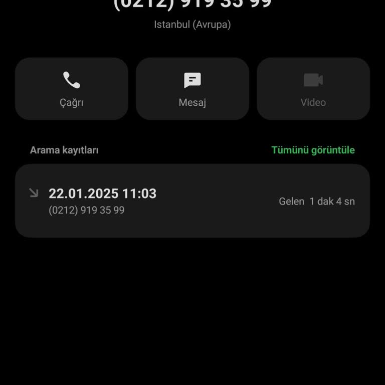 Güvenlik Endişesi Yaratan Şüpheli Telefon Araması