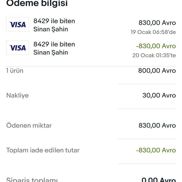 İptal Edilen Ürünün Kargo Ücreti Yatmadı