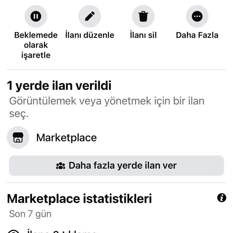 Facebook Marketplace İlanım Hiç Etkileşim Almıyor