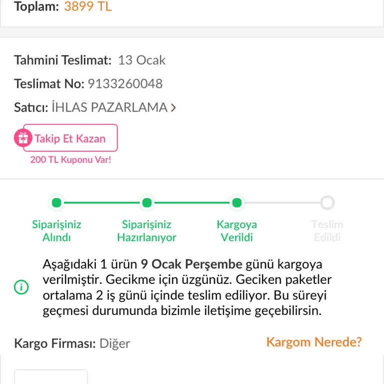 Trendyol'da Koordinasyon Eksikliği Ve Ürün Teslim Sorunu