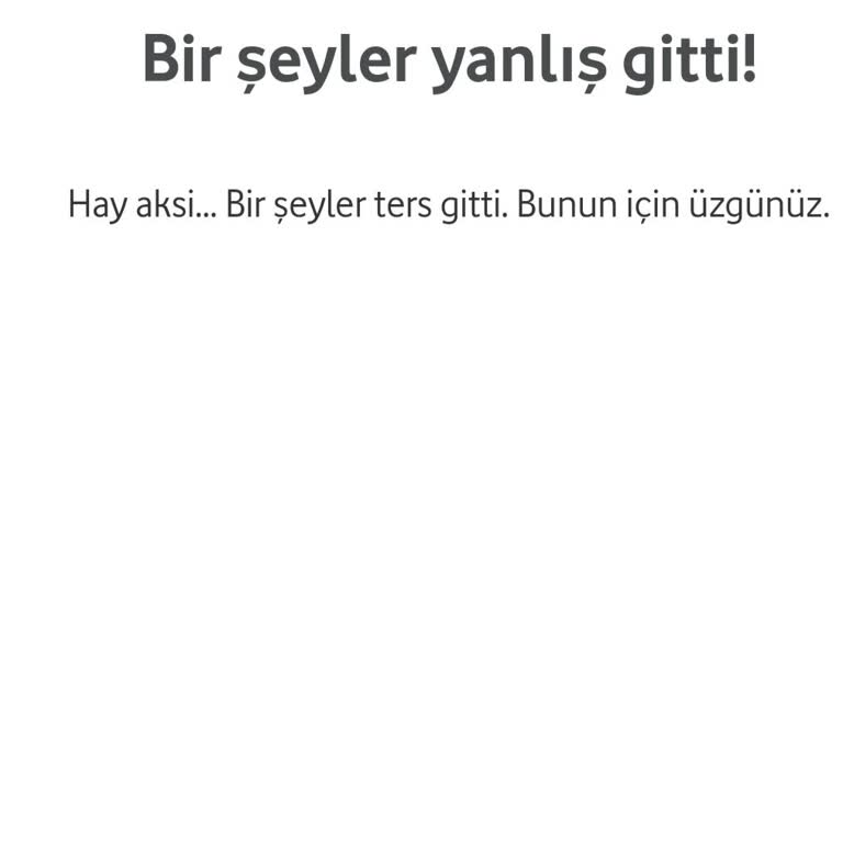 Vodafone Çark Sorunu Ve İnternet Hediye Talebi