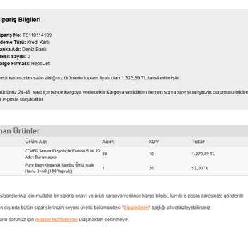Sipariş Verildi, Teslimat Ve İletişim Yok!