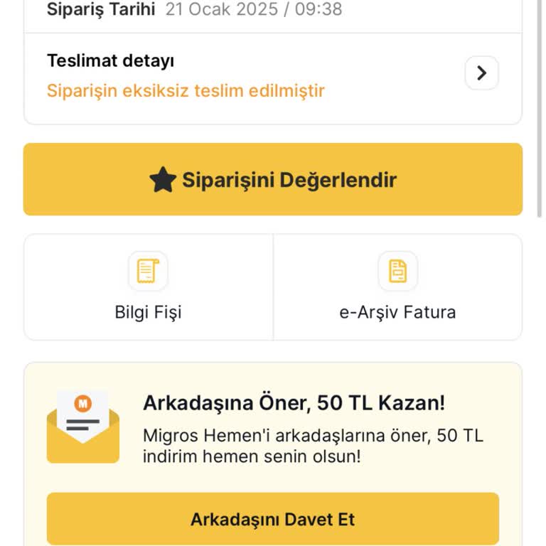 Teslim Edilmeyen Sipariş Ve İade Sorunu