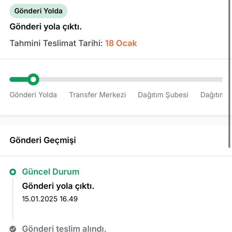 Teslimat Gecikmesi Ve İletişim Sorunu