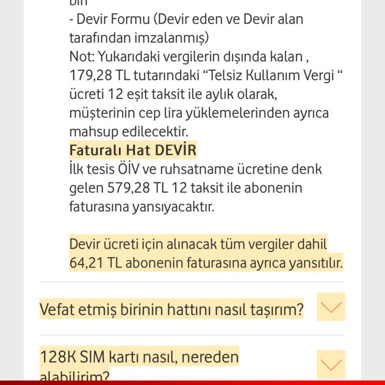 Vodafone Müşteri Hizmetlerinde Bilgi Eksikliği Ve Çelişkili Uygulamalar