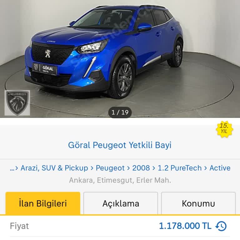 Göral Peugeot'da Ani Fiyat Artışı Mağduriyeti