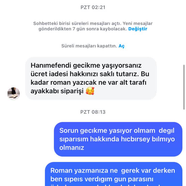 Sipariş Gecikmesi Ve Müşteri Hizmetleri Sorunu