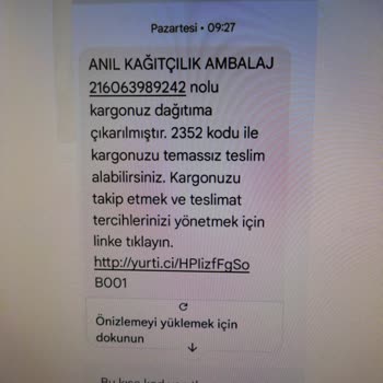 Kargo SMS Dolandırıcılığı Sorunu