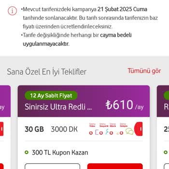 Uzun Süreli Sadakate Karşılık Yükselen Fiyatlar Ve Azalan GB