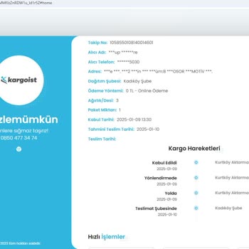 Kargoist İle Teslim Edilmeyen Ürün Ve İade Sorunu
