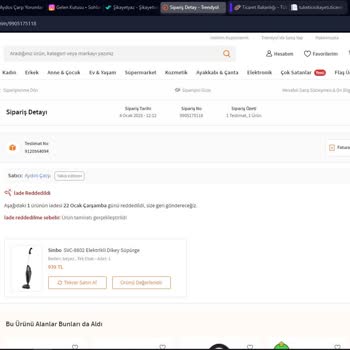 İade Hakkım Engellendi, Mağdur Edildim!