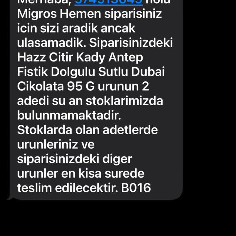 Migros Kestel Şubesi'nde Sürekli Eksik Ürün Sorunu