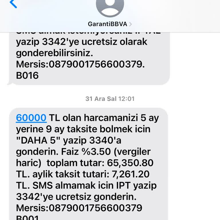 Garanti Bankası Eğitim Ödemesi Taksit Sorunu