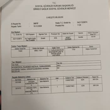 Hastane İhmali: Oksijen Makinesi Kaydı Yapılmadı