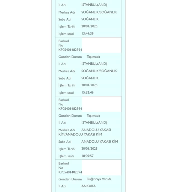 PTT Kargo'da Adres Eksikliği Ve İade Sorunu