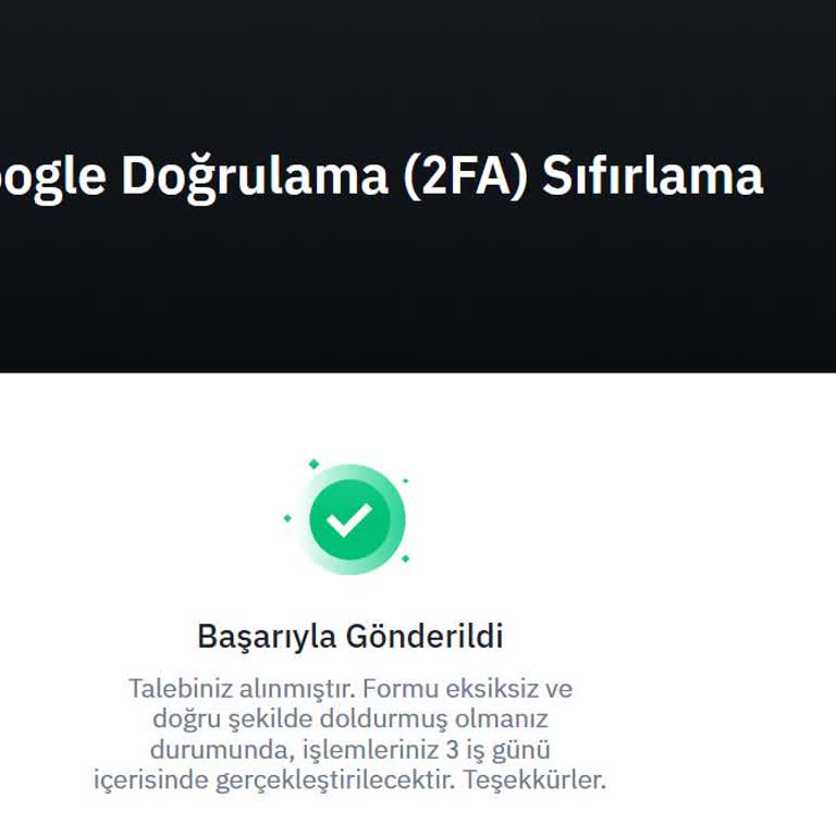 Binance TR Müşteri Hizmetleri İle İletişim Sorunu Ve Hesap Erişimi Problemi