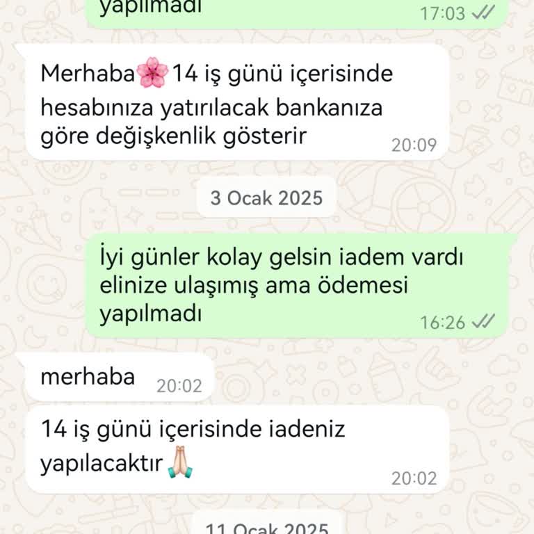 İade Sürecinde Yaşanan Sorunlar Ve İletişim Eksikliği
