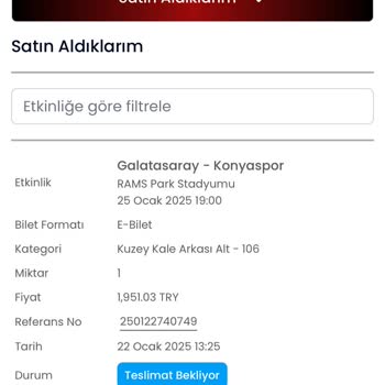 Destek Ekibinden Yanıtsız Kalan Bilet Transferi Sorunu