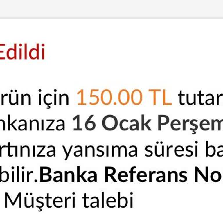 Trendyol GO Yemek Siparişi İptalinde Para İadesi Sorunu