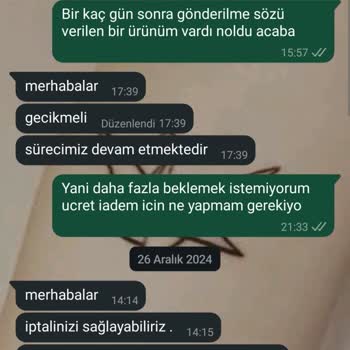Royal Alışveriş Sitesinde Sipariş Ve İade Sorunu