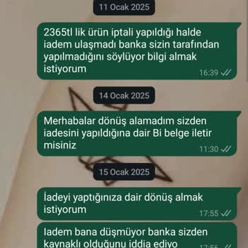 Royal Alışveriş Sitesinde Sipariş Ve İade Sorunu