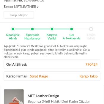 Geç Teslimat Ve Mühürlü Gel Al Noktası Sorunu