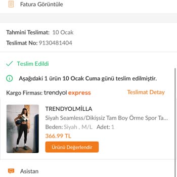 Trendyol Milla Tayt Kalitesi Hayal Kırıklığı