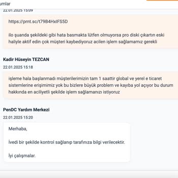 Hard Disk Değişimi Sonrası Büyük Sorun