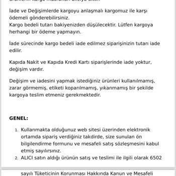 Yanıltıcı Ürün Ve İade Sorunu