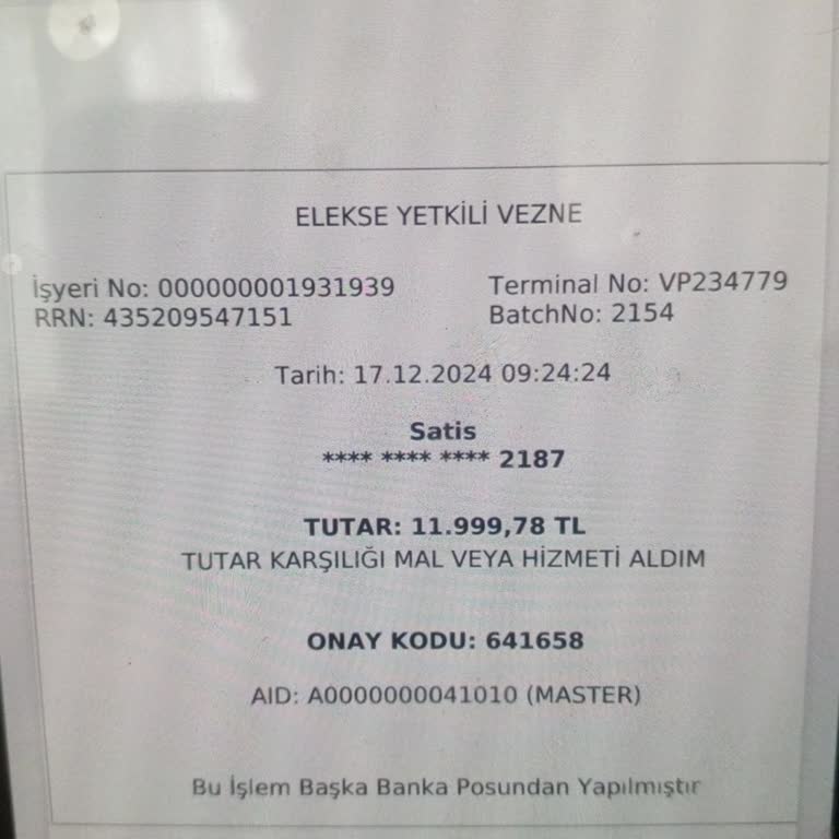 Habersiz Alınan Yüksek Tutar Şoku