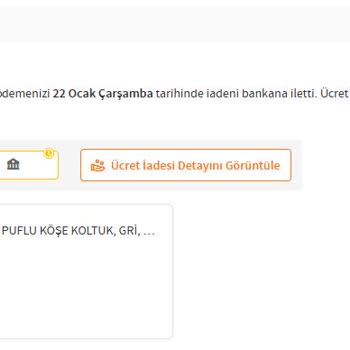 Fiyat Artışı Nedeniyle İptal Edilen Sipariş