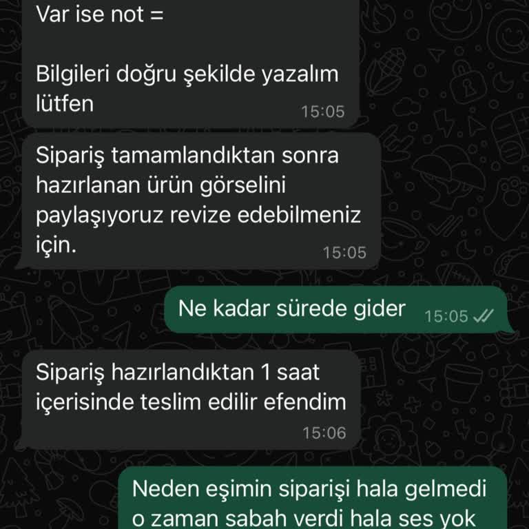 Efsun Çiçekçilik'te Yaşanan Sorun
