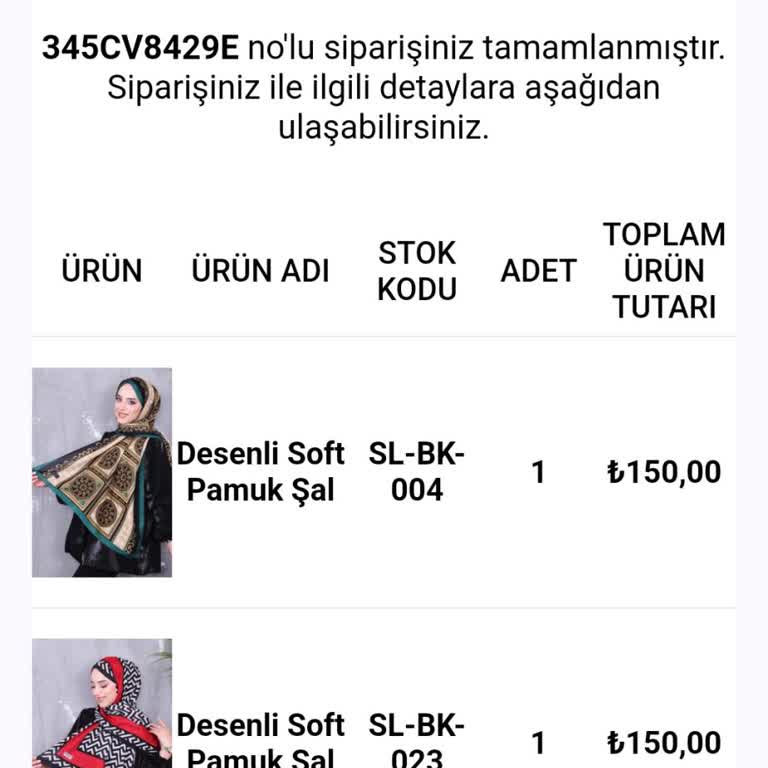 Moda Ebrar Yanlış Sipariş Ve Kötü Müşteri Hizmeti Deneyimi