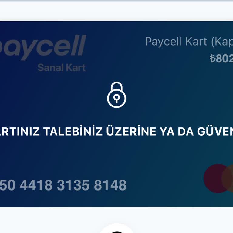 Paycell Kartımın Aniden Kapatılması