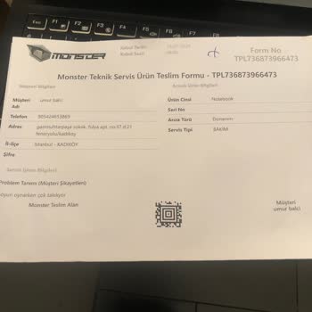 Bakım Sonrası Kâbus: Monster Laptopumun Başına Gelenler