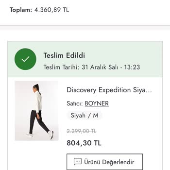 Boyner'de İade Sürecinde Yaşanan Sorun