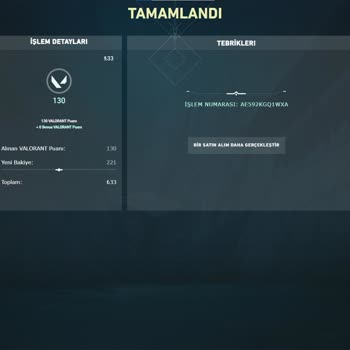 Shopier'den Alınan Yanıltıcı Valorant VP Kodu