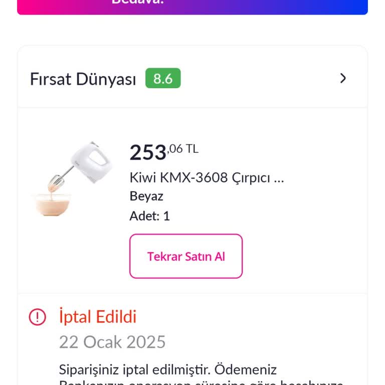 İlk Alışverişte Kupon Ve İptal Krizi: Hayal Kırıklığı