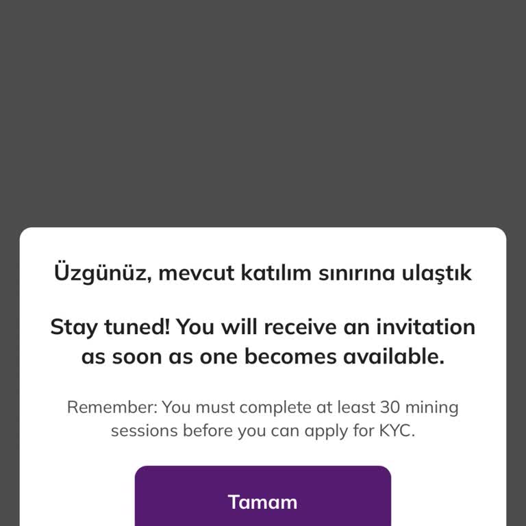 Pi Coin Uygulamasında KYC Başvurusu Sorunu