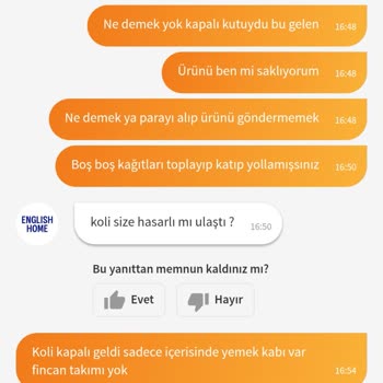 Eksik Ürün Teslimatı Ve Yanıltıcı Satıcı Yanıtı